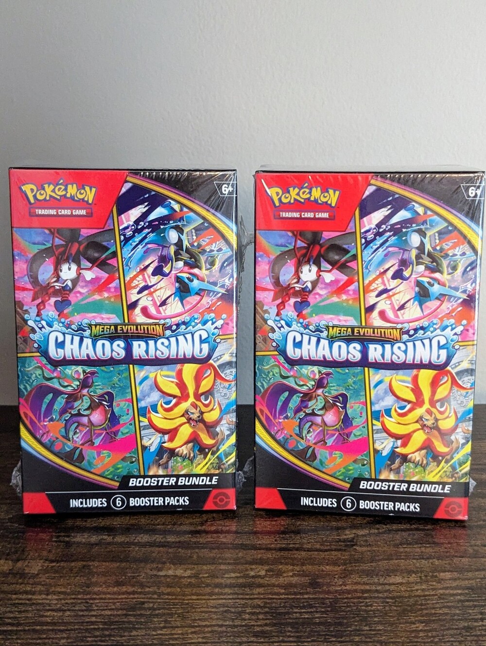 2X NEW Chaos Rising Booster Bundles - Pokemon cards - Brand New & Sealed!